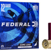 Federal H1264 Game-Shok High Brass 12Gauge 2.75" 1 1/4oz 4Shot 25 Per Box/10 Case