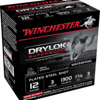 Winchester Ammo XSM1233 Drylok Super Steel Magnum 12Gauge 3" 1 3/8oz 3Shot 25 Per Box/10 Case