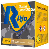 Rio Ammunition RC208 Game Load 20Gauge 2.75" 1oz 8Shot 25 Per Box/10 Case