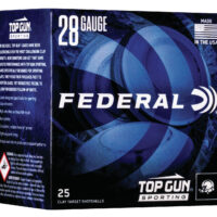 Federal TGS28219 Top Gun 28Gauge 2.75" 3/4oz 9Shot 25 Per Box/10 Case