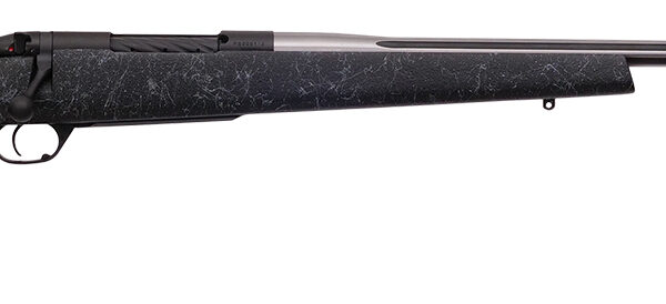 Weatherby MAM01N65CMR6B Mark V Accumark 6.5 Creedmoor 4+1 24" Barrel, Graphite Black Cerakote Metal Finish, Gray Webbed Black Fixed Monte Carlo Stock