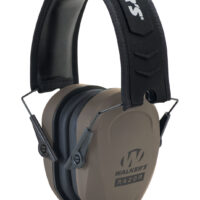 Walker's GWPRSMPASFDE Razor Slim Passive Muff 27 dB Over the Head Flat Dark Earth/Black Polymer