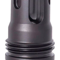 Rugged Suppressor FH002 R3 Flash Mitigation System Black for 5/8"-24 tpi Threads & 2.13" OAL for 7.62mm Radiant762, Surge762, Razor762 & Micro30 Suppressors