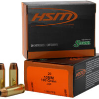 HSM 10MM15N20 Pro Pistol 10mm Auto 180 gr Jacket Hollow Point 20 Per Box/ 20 Case