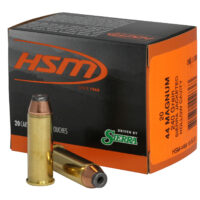 HSM 44M18N20 Pro Pistol 44 Rem Mag 240 gr Jacketed Hollow Cavity 20 Per Box/ 20 Case