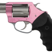 Charter Arms 93830 Undercover Southpaw 38 Special, 5 Shot 2" Matte Stainless Steel Barrel & Cylinder, Pink Aluminum Frame w/Black Finger Grooved Rubber Grip, Exposed Hammer