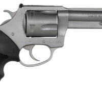 Charter Arms 74042 Pitbull 40 S&W 5 Shot 4.20" Matte Stainless Steel Barrel, Cylinder & Frame w/Black Finger Grooved Rubber Grip