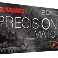 Barnes Bullets 30819 Precision Match 6.5PRC 145gr Open Tip Match Boat Tail 20 Per Box/10 Case