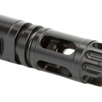 Griffin Armament XHP762FCM Gate-LOK Flash Comp Black Nitride 17-4 Stainless Steel with 5/8"-24 tpi Threads, 2.77" OAL & .863" Diameter for 30 Cal 30SD, M4SD Silencers & QD Blast Shield