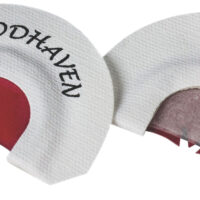 Woodhaven WH013 Red Wasp Diaphragm Call Triple Reed Attracts Turkeys White