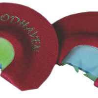 Woodhaven WH198 Raspy Red Reactor Diaphragm Call Triple Reed Attracts Turkeys Red