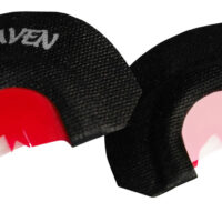 Woodhaven WH304 Red Ninja Half Venom Diaphragm Call Triple Reed Attracts Turkeys Black