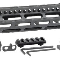Midwest Industries MICRLW105 Combat Lightweight AR-15 Black Hardcoat Anodized Aluminum/Polymer 10.50" Picatinny/M-LOK