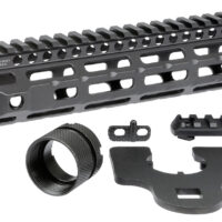 Midwest Industries MICRM105 Combat Black Hardcoat Anodized 6061-T6 Aluminum 10.50" Picatinny/M-LOK