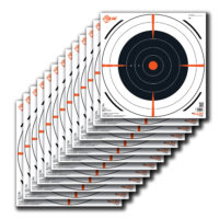 EZ-Aim 15334 Bullseye Hanging Paper 12" x 12" Black/White 13 Per Pack