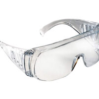 Radians CV0010 Coveralls Shooting Glasses Adult Clear Lens Polycarbonate Clear Frame