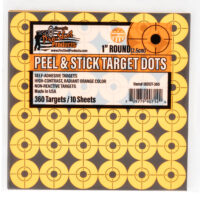 Pro-Shot 1RDOT360 Peel & Stick Target Dots Self-Adhesive Paper Orange 1" Dot 10Pack/360Targets