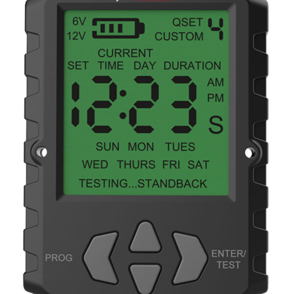 American Hunter AHUTM Universal Digital Timer  6/12 Volt, 1-30 Seconds Feed Rate, 2 Quick/16 Custom Settings