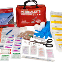 Adventure Medical Kits 01050200 Sportsman 200 Medical Kit Treats Injuries/Illnesses Red