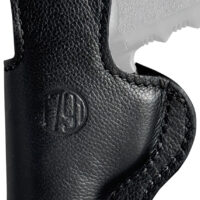 1791 Gunleather UCH4NSBR Ultra Custom IWB Size 04 Night Sky Black Leather Belt Clip Compatible w/Glock 17/S&W M&P Shield/Springfield XD Right Hand