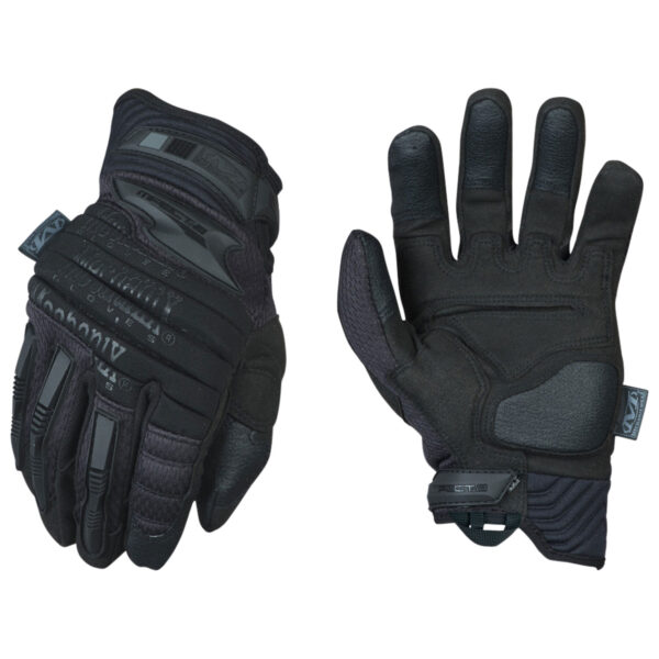 Mechanix Wear MP255010 M-Pact 2 Covert Black Armortex Large Velcro Closure