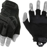 Mechanix Wear MFL55011 M-Pact Covert Black Fingerless Synthetic Leather XL TPR Closure