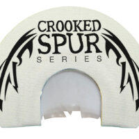 Foxpro CSMOUTHWHTSLASH Crooked Spur V-Cut Slash Diaphragm Call Triple Reed Turkey Sounds Attracts Turkeys White