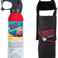 Counter Assault 15067025 Bear Spray Capsaicin Range 32 ft-7 Seconds 8.10 oz Includes Holster