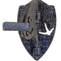 Skull Hooker SKHTURKASSYBLK Turkey Mount Turkey Hooker Wall Display, Black Steel