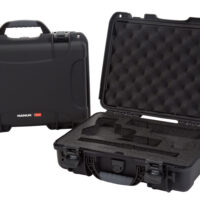 Nanuk 910CLASG1 910 Classic 2 Up Pistol Case Black Polymer w/ Latches & Closed-Cell Foam Padding 13.20" L x 9.20" W x 4.10 " H Interior Dimensions