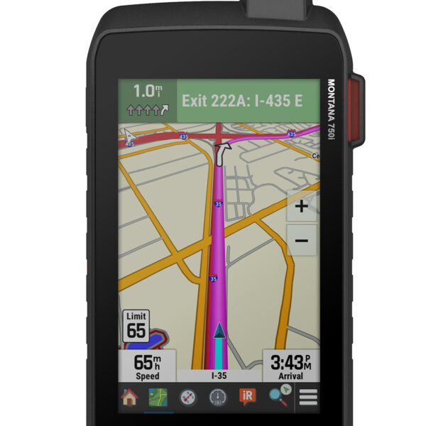 Garmin 0100234700 Montana 750i GPS Navigation Black Rechargeable Li-ion Battery Bluetooth/ANT+