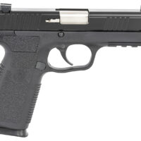 Kahr Arms TP90S94N TP9-2 9mm Luger Caliber with 4" Barrel, 8+1 Capacity, Black Finish Picatinny Rail Frame, Serrated Matte Black Stainless Steel Slide, Textured Polymer Grip & TruGlo Night Sights