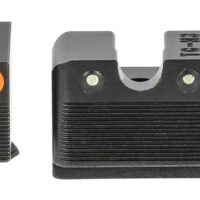 TruGlo TG231G2MC Tritium Pro Black | Green Tritium Orange Outline Front Sight Green Tritium Rear Sight