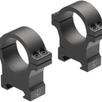 LEUPOLD OPEN RANGE CROSS-SLOT RINGS 30MM HIGH MATTE
