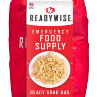 ReadyWise RW10641 7 Day Emergency Grab Bag 60 Servings, 10 Mylar Pouches, 13,920 Total Calories, About 60 Cups of Water Needed