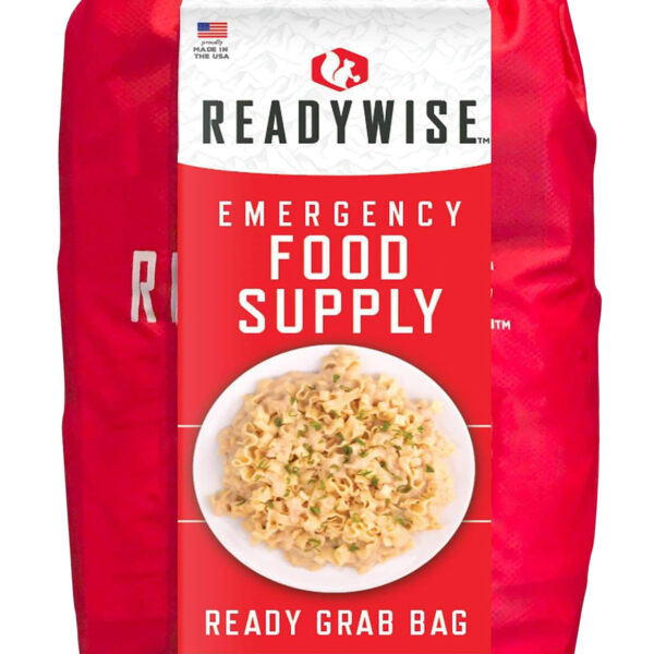 ReadyWise RW10641 7 Day Emergency Grab Bag  60 Servings, 10 Mylar Pouches, 13,920 Total Calories, About 60 Cups of Water Needed