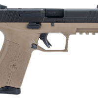 IWI US M9ORP10FD MASADA 9mm Luger 10+1 4.10" Black Button Rifled Steel Barrel/Black Optic Ready/Serrated Slide/Flat Dark Earth Polymer Frame w/Picatinny Rail/FDE Polymer Grips Ambidextrous