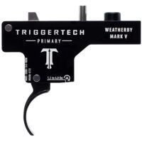 TriggerTech WM5SBB14NBW Primary Single-Stage Curved Trigger with 1.50-4 lbs Draw Weight & Black PVD Finish for Weatherby Mark V