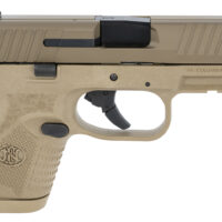 FN 66100819 509 Compact 9mm Luger 3.70" Barrel 10+1, Flat Dark Earth Polymer Frame With Mounting Rail, Flat Dark Earth Stainless Steel Slide, No Manual Safety