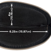 Allen 728 Pistol Case 8" Long Green Earth Tone Holds Handgun Endura