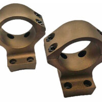Talley HC740735 Scope Mount/Ring Combo Burnt Bronze Aluminum 30mm Tube X-Bolt Medium Rings Short/Long Action 0 MOA