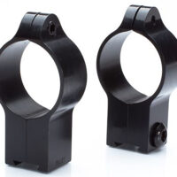 Talley 22CZRH Rimfire Rings Black CZ 452 European/455/457/512/513 1" High 0 MOA