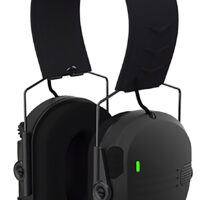 Walker's GWPRSEMRC Razor Rechargeable Electronic Muff 21 dB Over the Head Black Polymer