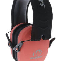 Walker's GWPRSMPASCOR Razor Slim Passive Muff 27 dB Over the Head Coral/Black Polymer