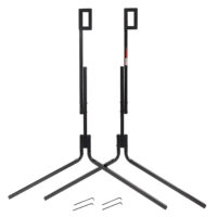 Viking Solutions VKSVGK004 Adjustable Target Stand Black Steel