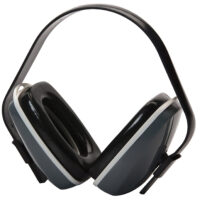 Pyramex PM2010 Ear Muff Foam 22 dB Over the Head Gray/Black Adult 1 Pair