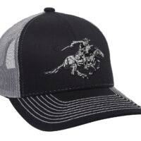 Outdoor Cap WIN46B Winchester Cap Cotton Twill Black/Light Gray Structured OSFA