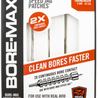 Real Avid AVBMPATCH4L Bore-Max Speed Jag Patches Refill 9mm/45 Cal Handgun 4"L Synthetic 250 Per Box