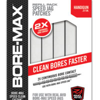 Real Avid AVBMPATCH4S Bore-Max Speed Jag Patches Refill 22 Cal Handgun 4"S Synthetic 250 Per Box