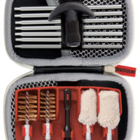 Real Avid AVGCK310S Gun Boss Cleaning Kit 12 Gauge & 20 Gauge Shotgun/14 Pieces/Black Weather Resistant Nylon Case